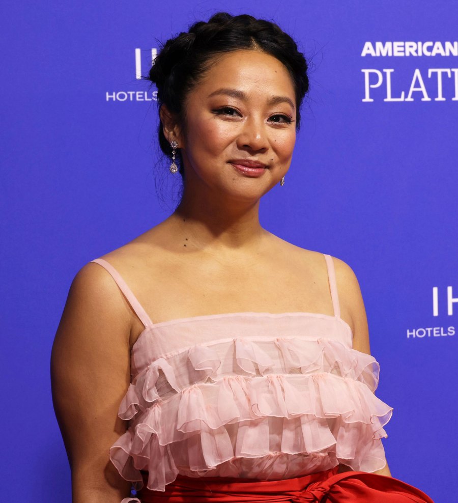 5 Things to Know About 'Everything Everywhere All at Once' Star Stephanie Hsu pink gown