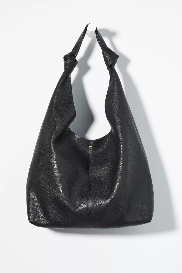 faux leather hobo