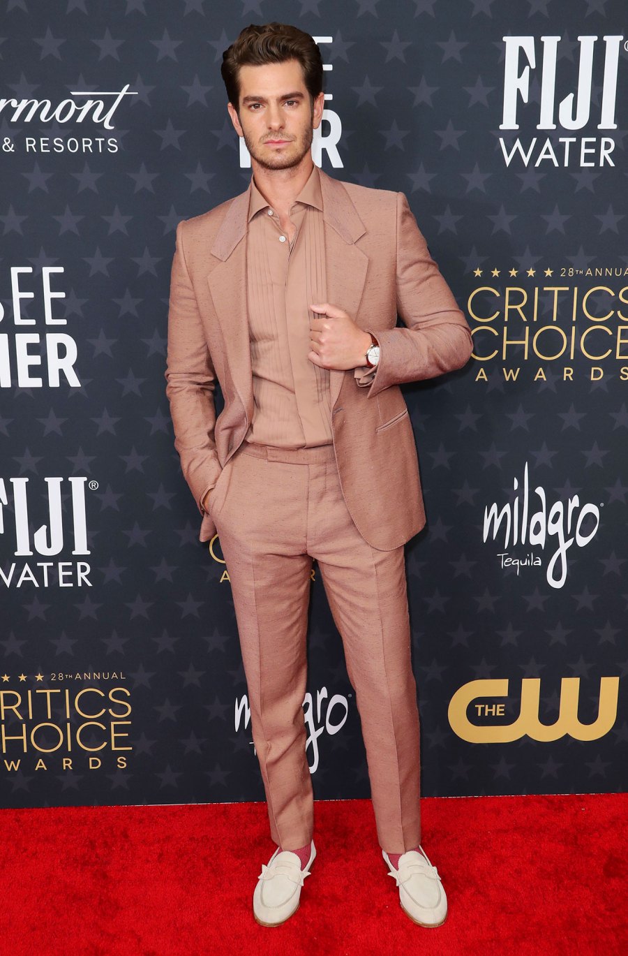 Andrew Garfield Red Carpet Critics' Choice Awards 2023
