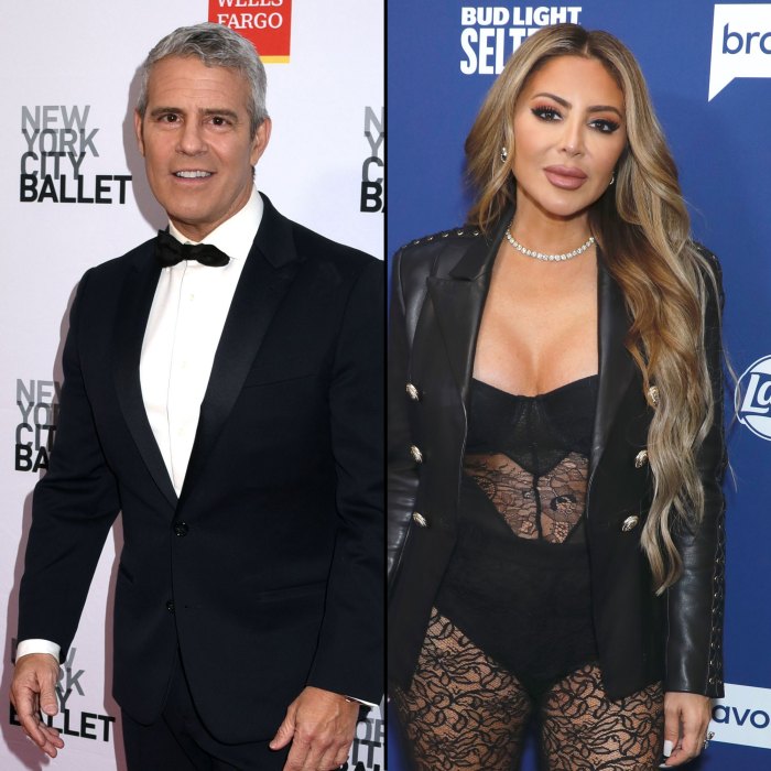 Andy Cohen Apologizes to Larsa Pippen for Yelling at Her While Filming 'The Real Housewives of Miami' Reunion: 'I Don't Like Screaming at Women' leather jacket