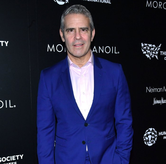 Andy Cohen Calls Anderson Cooper Live on Radio Show to Ask About Ryan Seacrest Dig: 'Didn't See' Him Wave blue suit