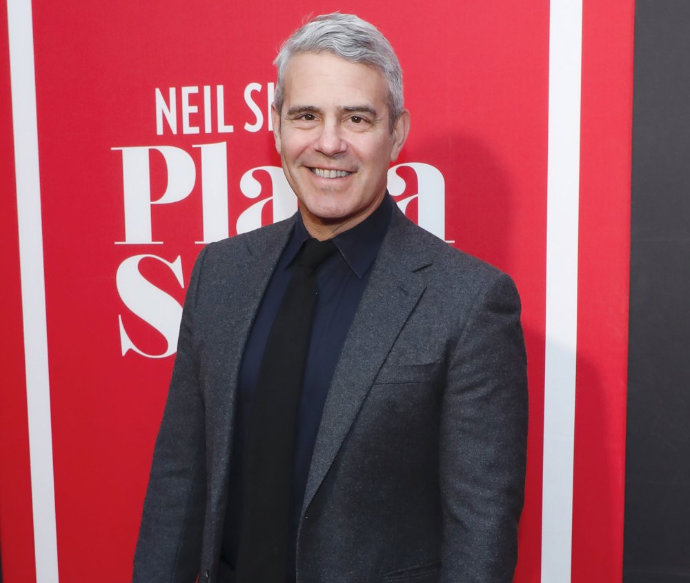 Andy Cohen Shuts Down Report ‘RHONY: Legacy’ Plans Have Been Scrapped blue shirt