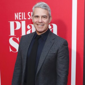 Andy Cohen Shuts Down Report ‘RHONY: Legacy’ Plans Have Been Scrapped blue shirt