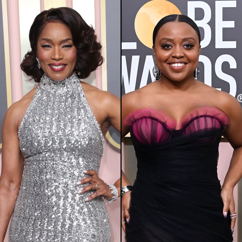 Angela Bassett and Quinta Brunson Golden Globe Awards 2023 What You Didn't See