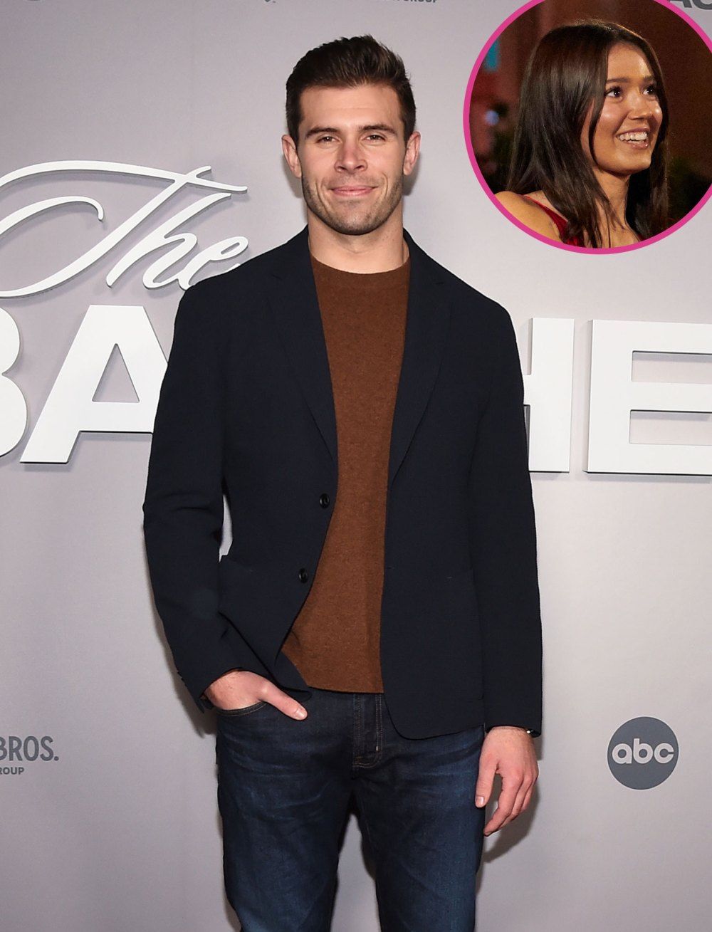 Bachelor Zach Shallcross' 1st Impression Rose Winner Greer brown t shirt