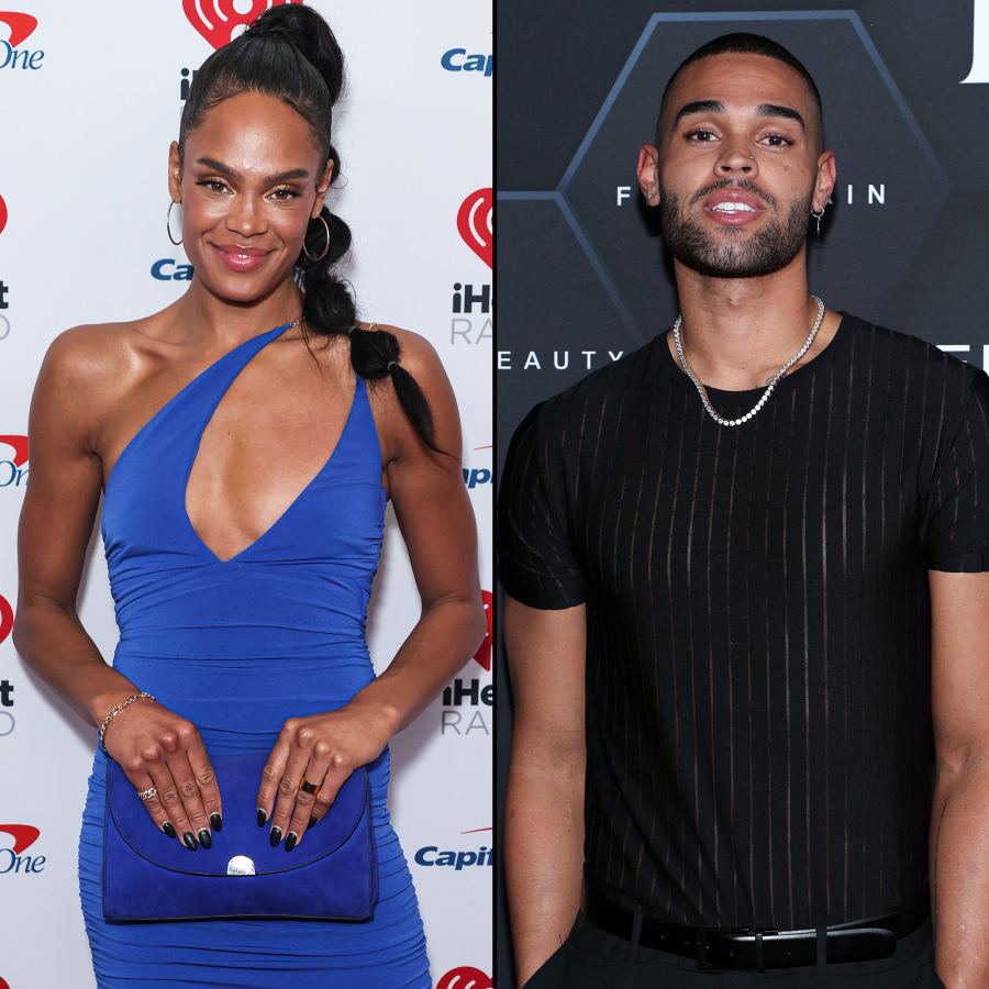 Bachelorette's Michelle Young Reflects on 'Lessons' Learned in 2022 After Nayte Olukoya Split: 'Couldn't Be More Thankful' blue dress