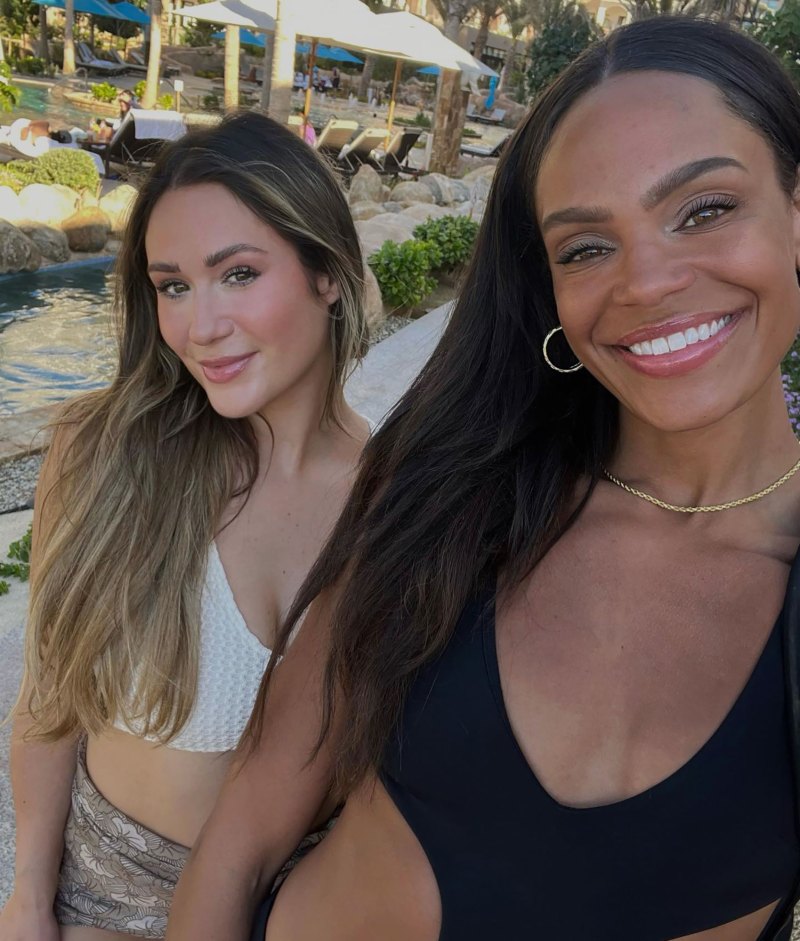 Bachelorette's Michelle Young Reflects on 'Lessons' Learned in 2022 After Nayte Olukoya Split: 'Couldn't Be More Thankful' black bathing suit
