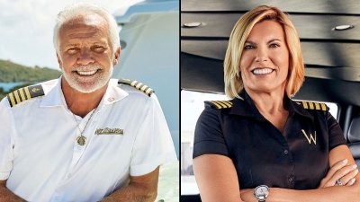 Below Deck's Captain Lee Throws Shade at Captain Sandy for Lacking in 'Procedure and Respect' Following Camille Lamb's Firing white uniform