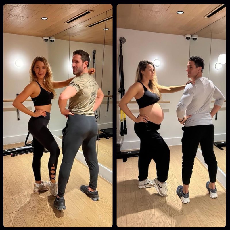 Blake Lively Shows Off Bare Bump Ahead of Baby No. 4's Arrival: My Exercise Program 'Isn't Working' pregnant