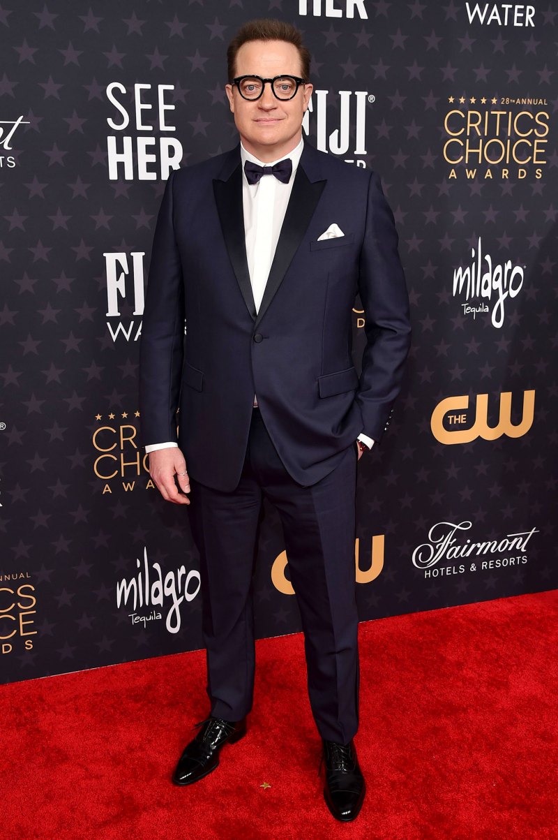 Brendan Fraser Red Carpet Critics' Choice Awards 2023