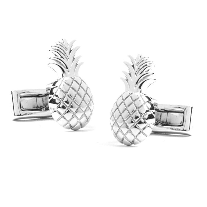 pineapple cufflinks