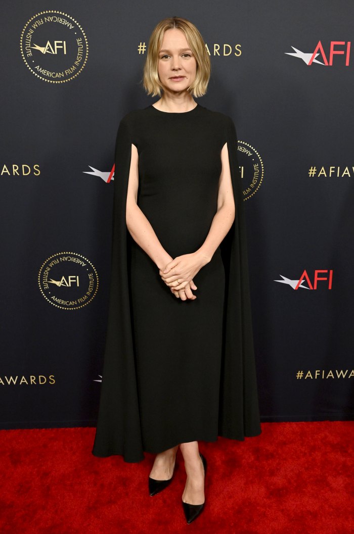 Carey Mulligan Is Pregnant Expecting Baby Number Three With Husband Marcus Mumford AFI Awards