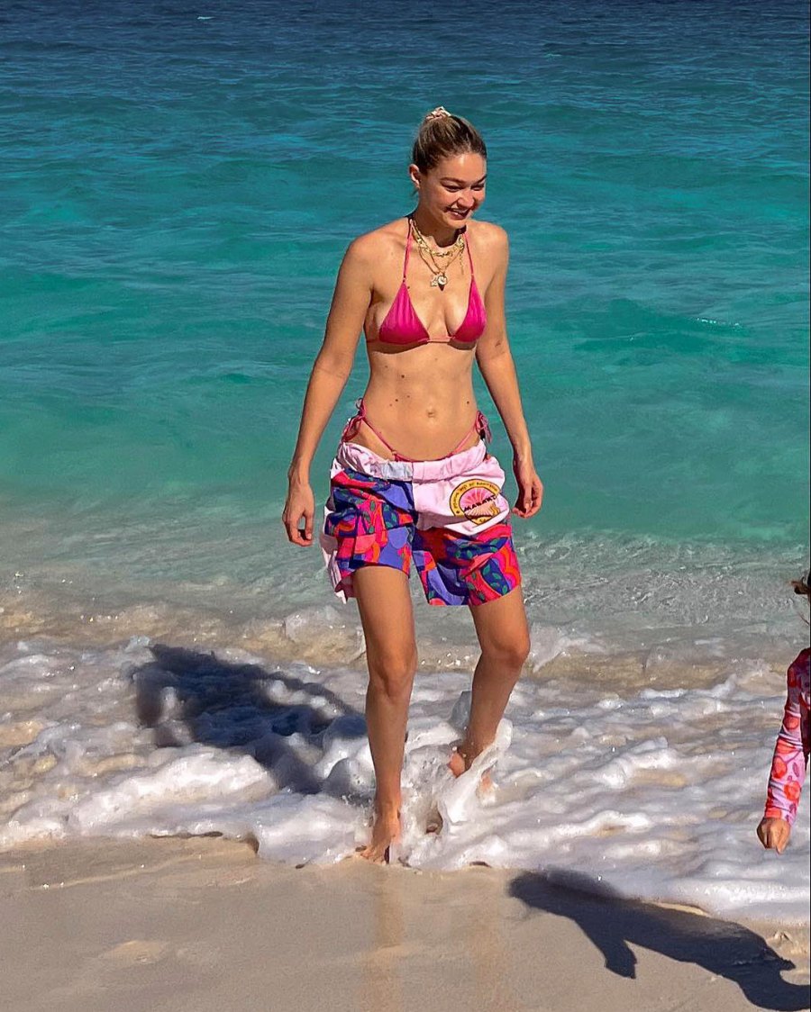 Heidi Klum leaves little to the imagination as she wears a thong bikini  during her vacation