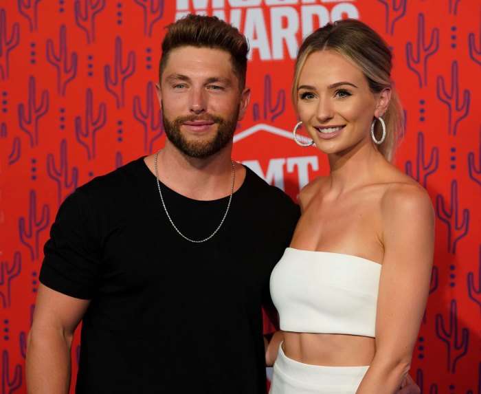 Chris Lane Offers Update After Taking His, Wife Lauren Bushnell's 3-Month-Old Son to the Hospital: 'Keep on Praying' white crop top