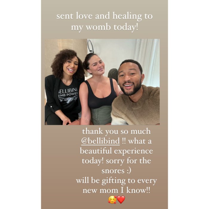 Chrissy Teigen Details Postpartum Healing After Giving Birth Us Weekly