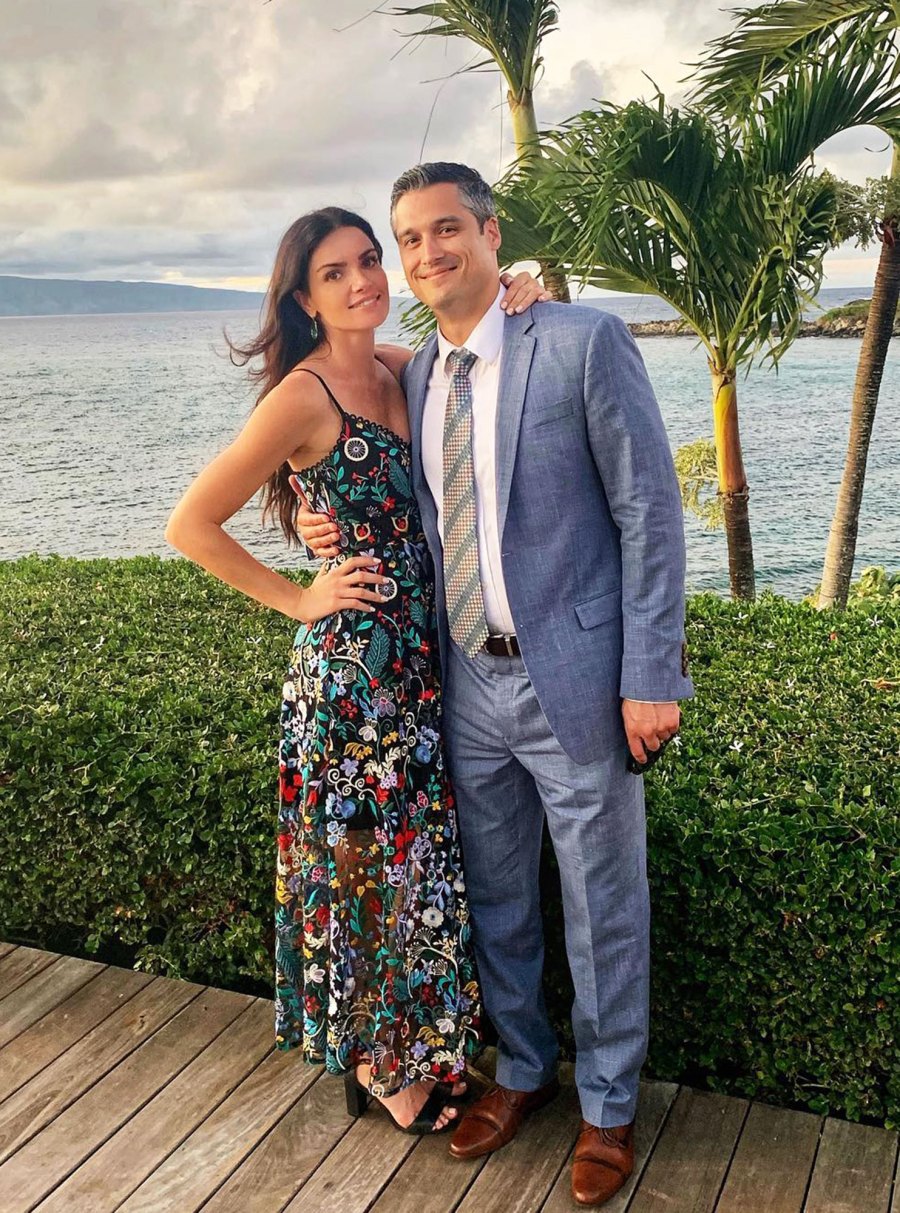 Courtney Robertson and Humberto Preciado’s Relationship Timeline blue suit