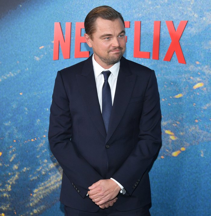 Drew Barrymore Teases Leonardo DiCaprio for His Bachelor Lifestyle: ‘I Love He’s Still Clubbing’ blue suit