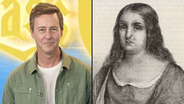 Edward Norton Learns Pocahontas Is His 12th Great-Grandmother: 'About as Far Back as You Can Go' green jacket