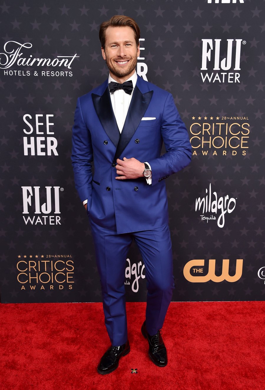 28th Annual Critics' Choice Awards, Arrivals, Los Angeles, California, USA - 15 Jan 2023 Everything the 'Top Gun- Maverick' Cast and Crew Has Said About a Potential Sequel - shutterstock_editorial_13710606om Glen Powell