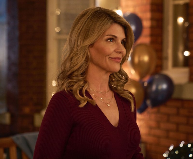 Everything to Know About Lori Loughlin’s ‘Fall Into Winter’ Movie: Details About Her 1st Great American Family Film maroon shirt