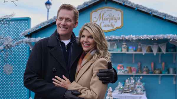 Everything to Know About Lori Loughlin’s ‘Fall Into Winter’ Movie: Details About Her 1st Great American Family Film camel color coat