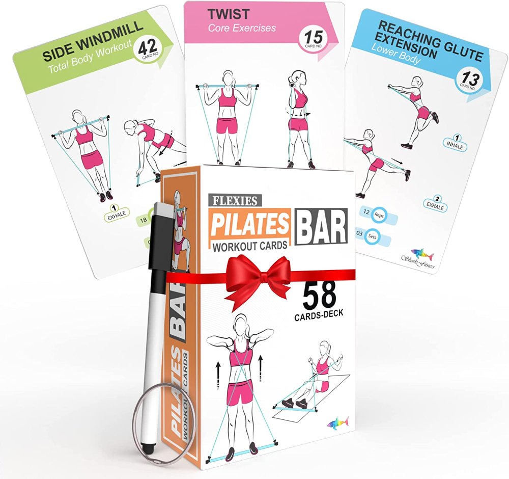 Flexies Pilates Bar Workout Cards