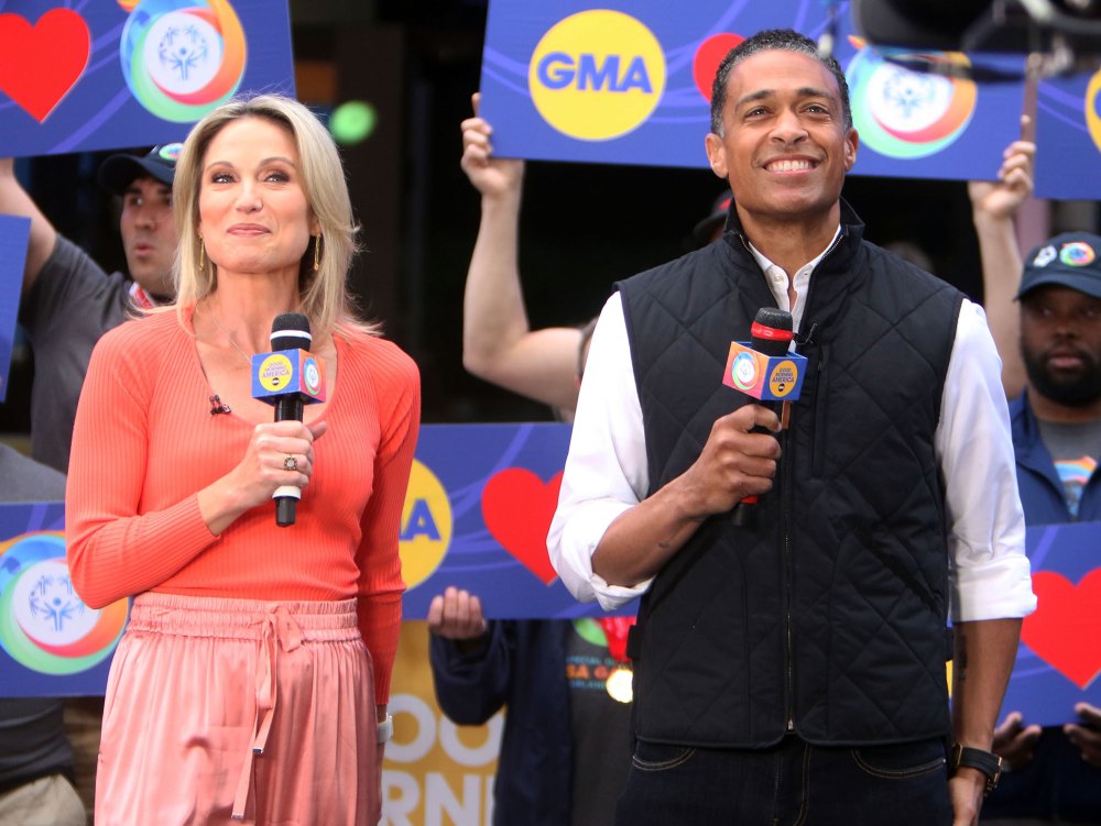 GMA3's Amy Robach and T.J. Holmes Spotted Grabbing Drinks Amid Ongoing Suspension warm vest