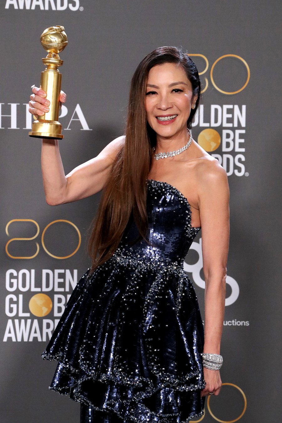 Golden Globes 2023 - Winners - 980 80th Annual Golden Globe Awards, Press Room, Beverly Hilton, Los Angeles, USA - 10 Jan 2023 Michelle Yeoh