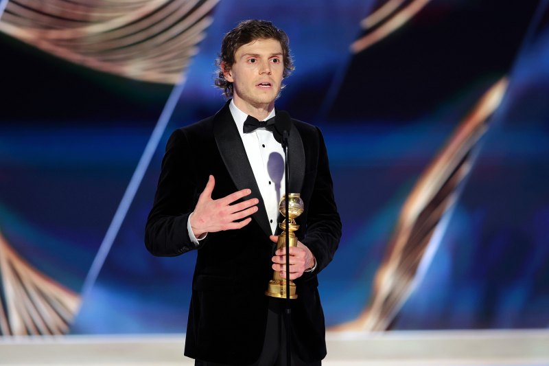 Golden Globes 2023 - Winners - Golden Globe Awards - Season 80 Evan Peters