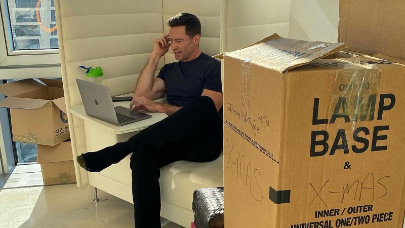 Hugh Jackman They Pack Moving Boxes Just Like Us