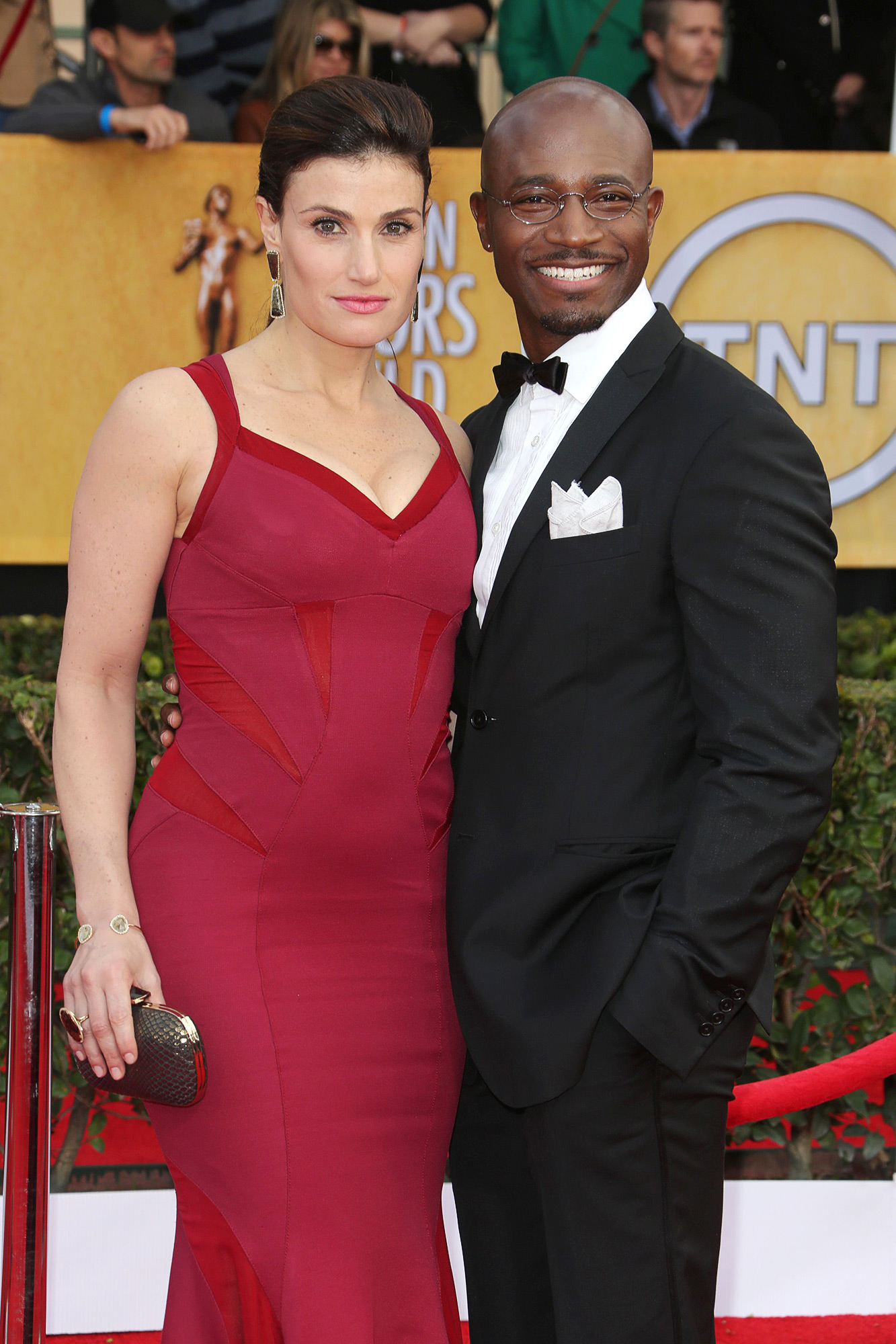 Idina Menzel and Ex Taye Diggs’ Rare Parenting Quotes About Raising Their Son Walker - 697 19th Annual Screen Actors Guild Awards, Arrivals, Shrine Auditorium, Los Angeles, America - 27 Jan 2013