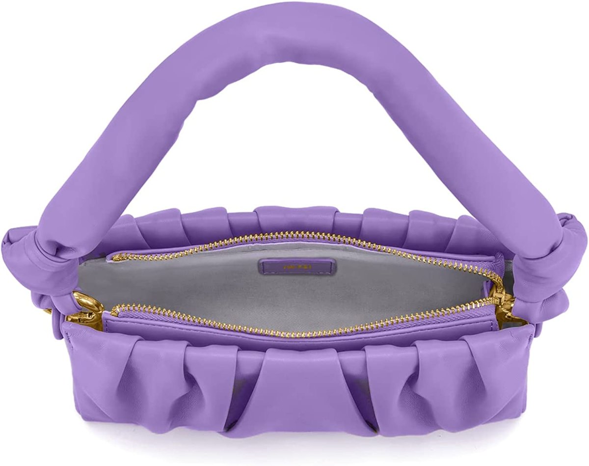JW PEI Joy Metallic Faux Leather Shoulder Bag in Purple