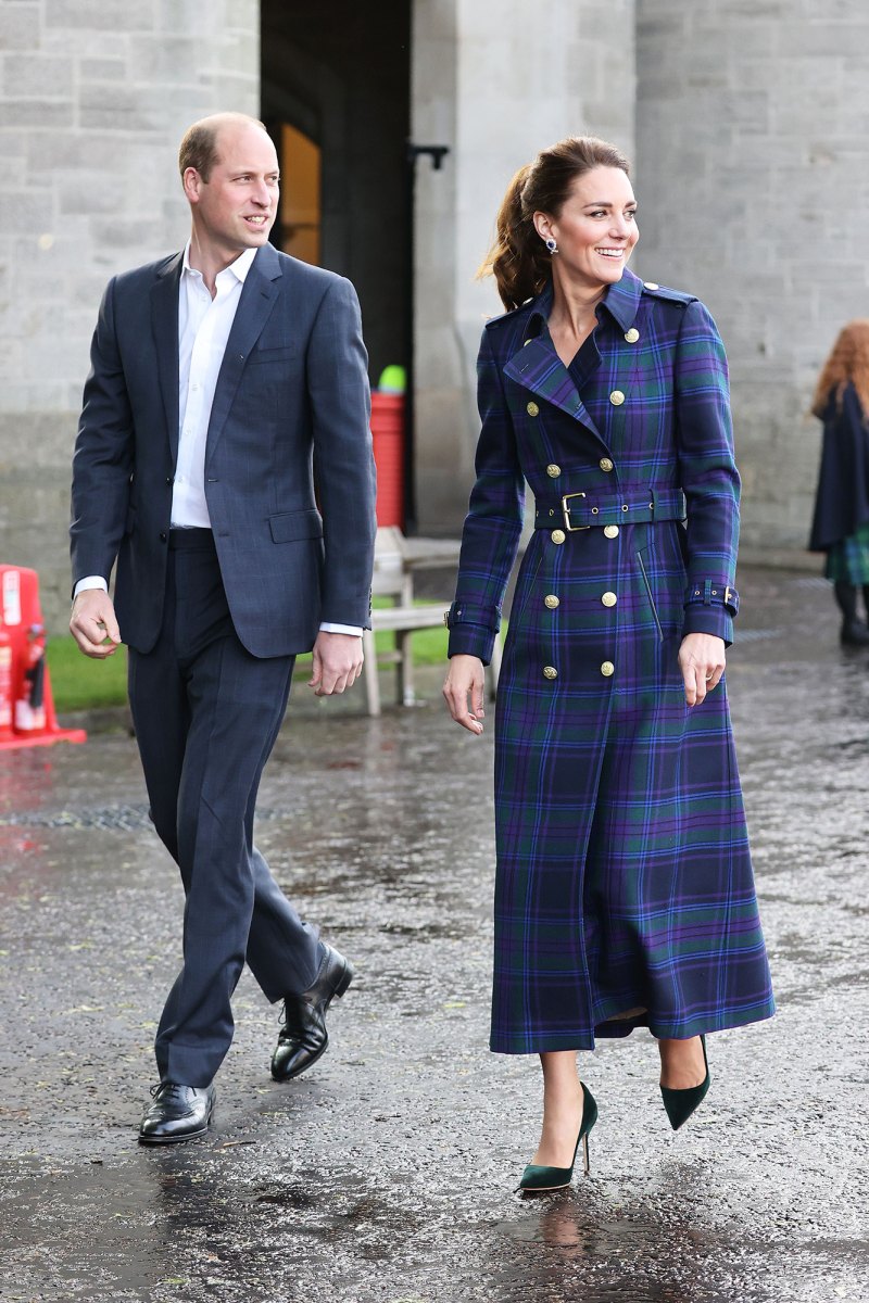 Kate Middleton in Plaid Coats