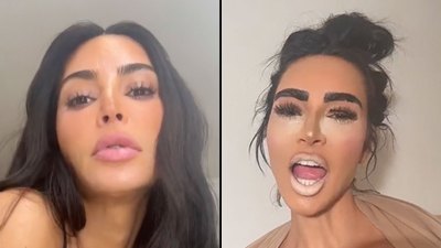 Kim Kardashian Gives Herself a ‘British Chav’ Makeover tiktok