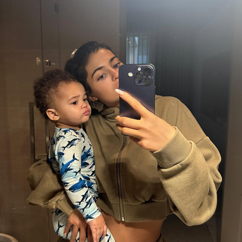 Kylie Jenner First Photos of Son