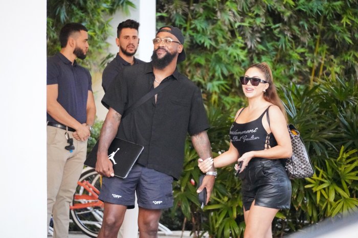 Larsa Pippen and Marcus Jordan Are ‘Crazy About Each Other,' Are Still 'Trying to Play It Coy' About Their Romance - 091 EXCLUSIVE: Larsa Pippen and Marcus Jordan confirm their romance is ON as they share a smooch in Miami Beach.