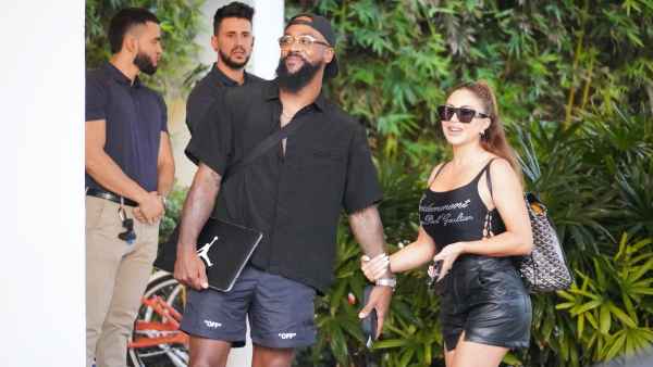 Larsa Pippen and Marcus Jordan Are ‘Crazy About Each Other,' Are Still 'Trying to Play It Coy' About Their Romance - 091 EXCLUSIVE: Larsa Pippen and Marcus Jordan confirm their romance is ON as they share a smooch in Miami Beach.
