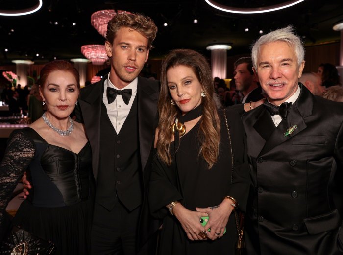 Lisa Marie Presley attended the Golden Globe Awards to support Austin Butler two days before reported hospitalization