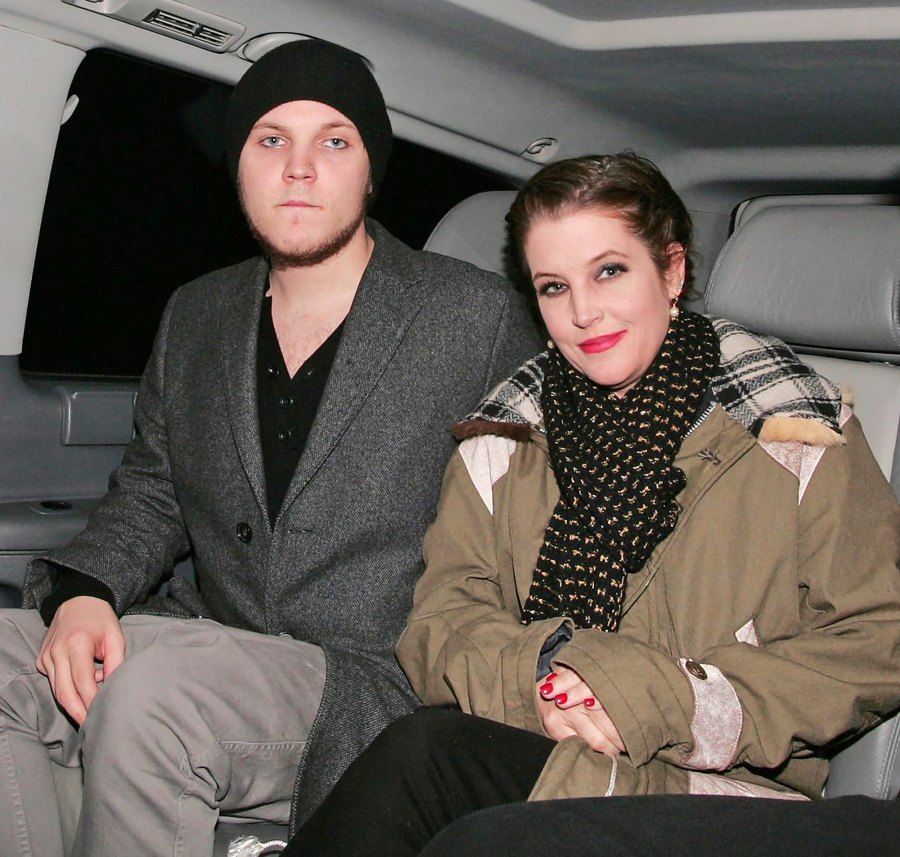 Lisa Marie Presley Through the Years- Marriages, Music Career, Addiction Struggles and More - 093 Lisa Marie Presley and Benjamin Presley Keough at Mr Chow restaurant, London, Britain - 09 Jan 2012