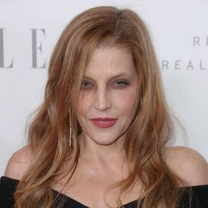 Lisa Marie Presley to Be Laid to Rest at Graceland Alongside Father Elvis Presley black dress 2017