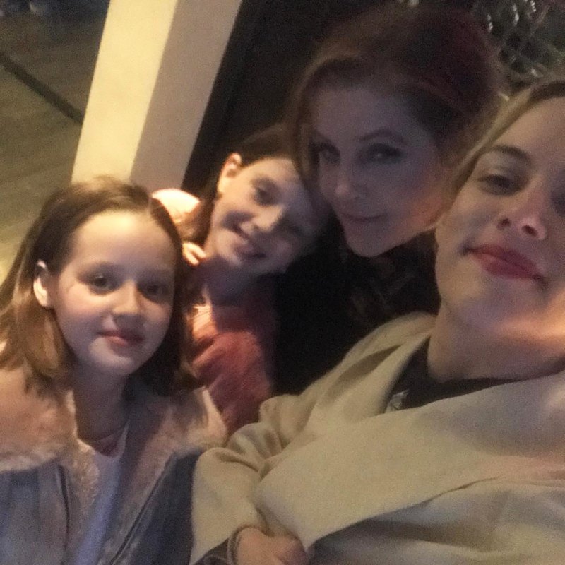 Photos of Lisa Marie Presley with children over the years