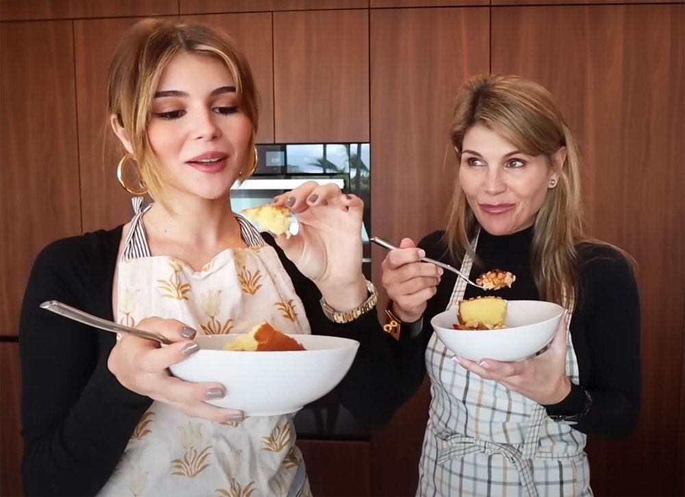 Lori Loughlin Teaches Daughter Olivia Jade How to Make Chili She Served to 'Full House' Castmates aprons