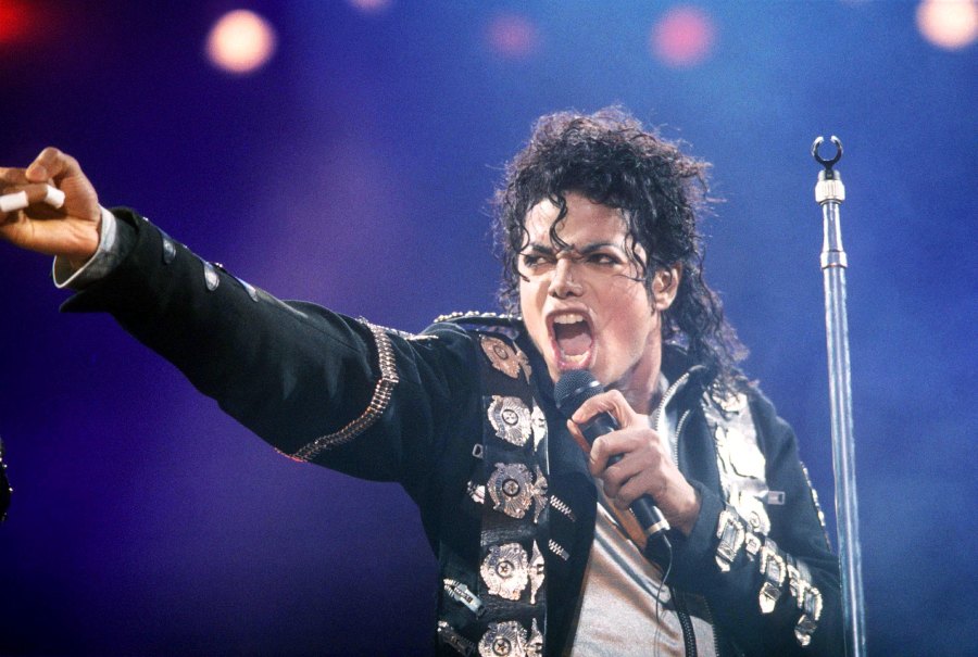 Michael Jackson and Lisa Marie Presley- A Timeline of Their Brief Marriage - 080 MICHAEL JACKSON PERFORMING AT WEMBLEY STADIUM, LONDON, BRITAIN - 1988