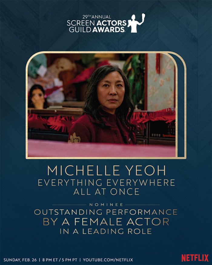 Michelle Yeoh SAG Awards 2023 Nominations