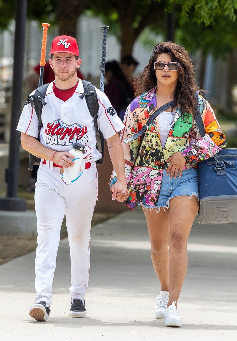 Nick Jonas and Priyanka Chopra’s Sweetest Quotes About Parenthood With Daughter Malti - 051 Nick Jonas and Priyanka Chopra Look Overjoyed As They Hold Hands Leaving His Softball Game in First Outing Since Bringing Home Their Daughter, Los Angeles, CA, USA - 15 May 2022