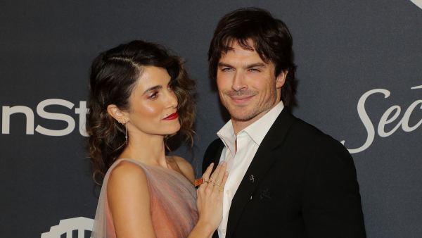 Nikki Reed Is Pregnant, Expecting Baby No. 2 With Husband Ian Somerhalder: Thank You for This ‘Gift of Life and Love’ blush colored dress