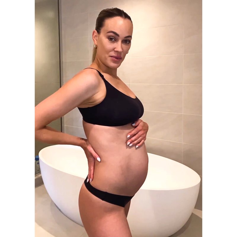 Peta Murgatroyd's album Baby Bump before the birth of her second child from Maxim Chmerkovskiy: pregnancy photos