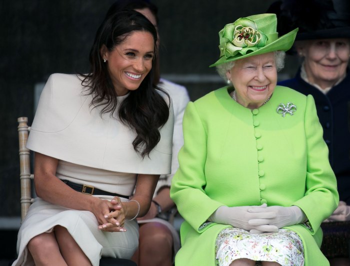Prince Harry Details Queen Elizabeth II's 'Pleasant' 1st Meeting With Meghan Markle: She Asked About Donald Trump lime green