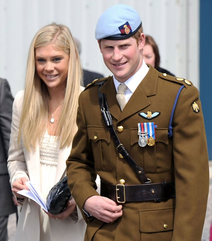 Prince Harry Felt ‘A Certain Way’ Seeing Ex Chelsy Davy at Prince William and Princess Kate's Wedding brown uniform