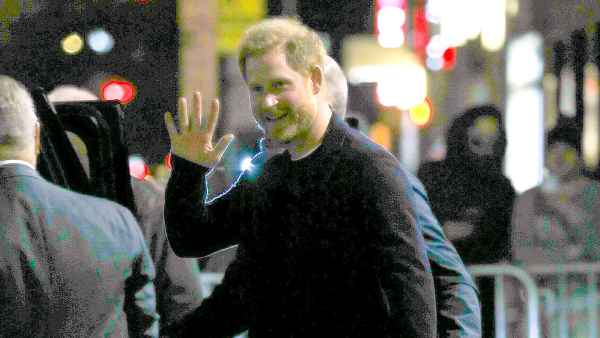 Prince Harry Is All Smiles While Leaving The Late Show With Stephen Colbert Taping